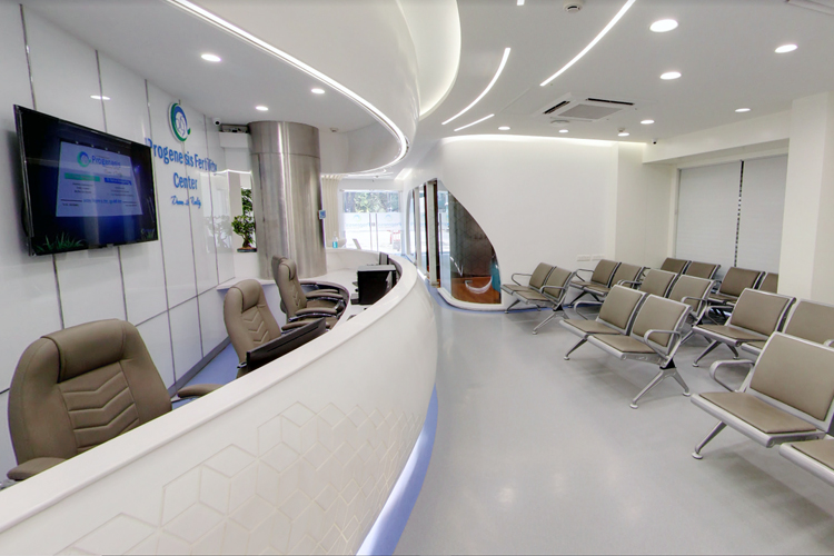 IVF center in Pune - Progenesis fertility center | Reception area